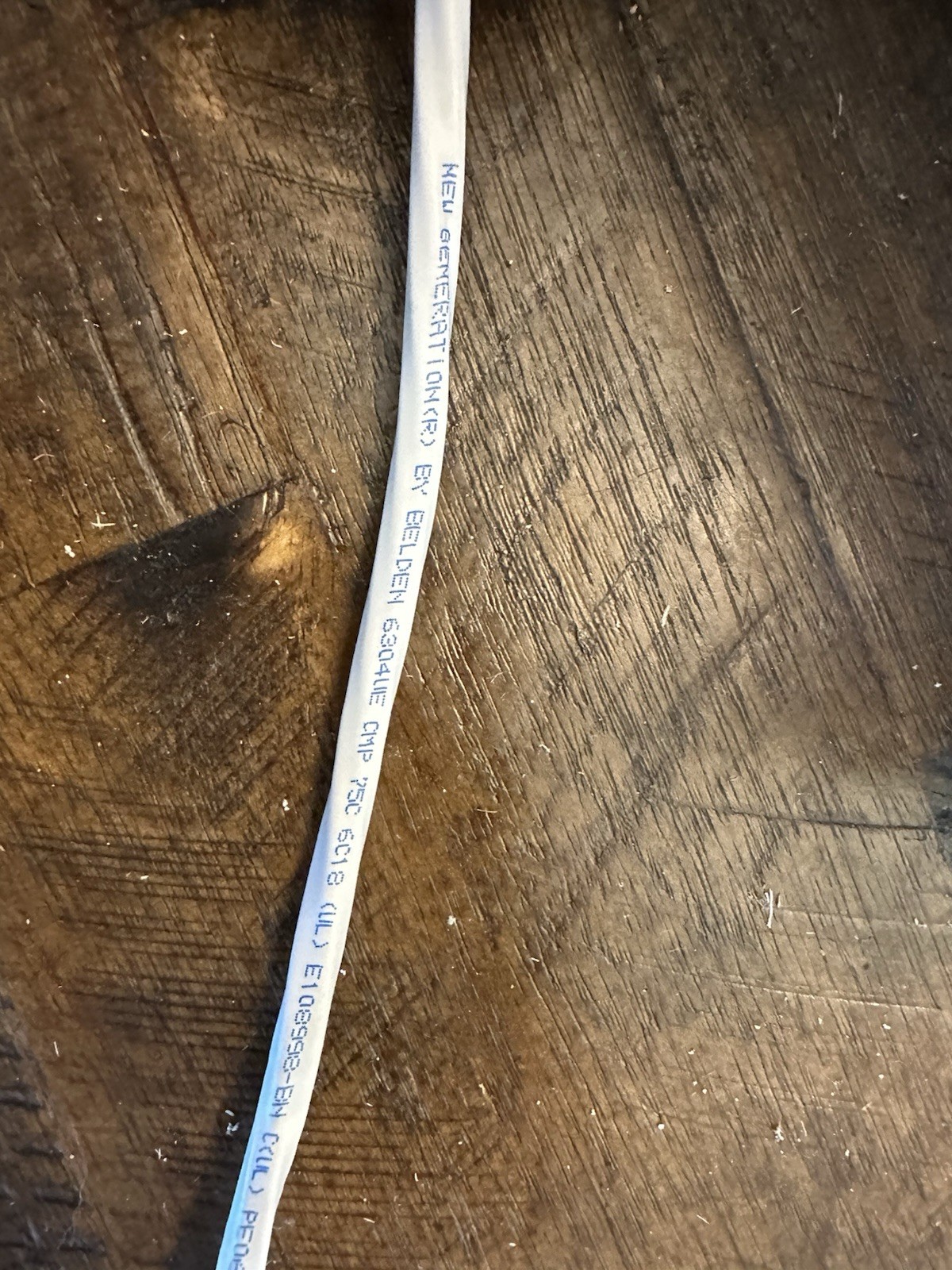 Belden 6304UE 8771000 18 AWG 6C Unshielded Plenum CMP Cable 600ft White