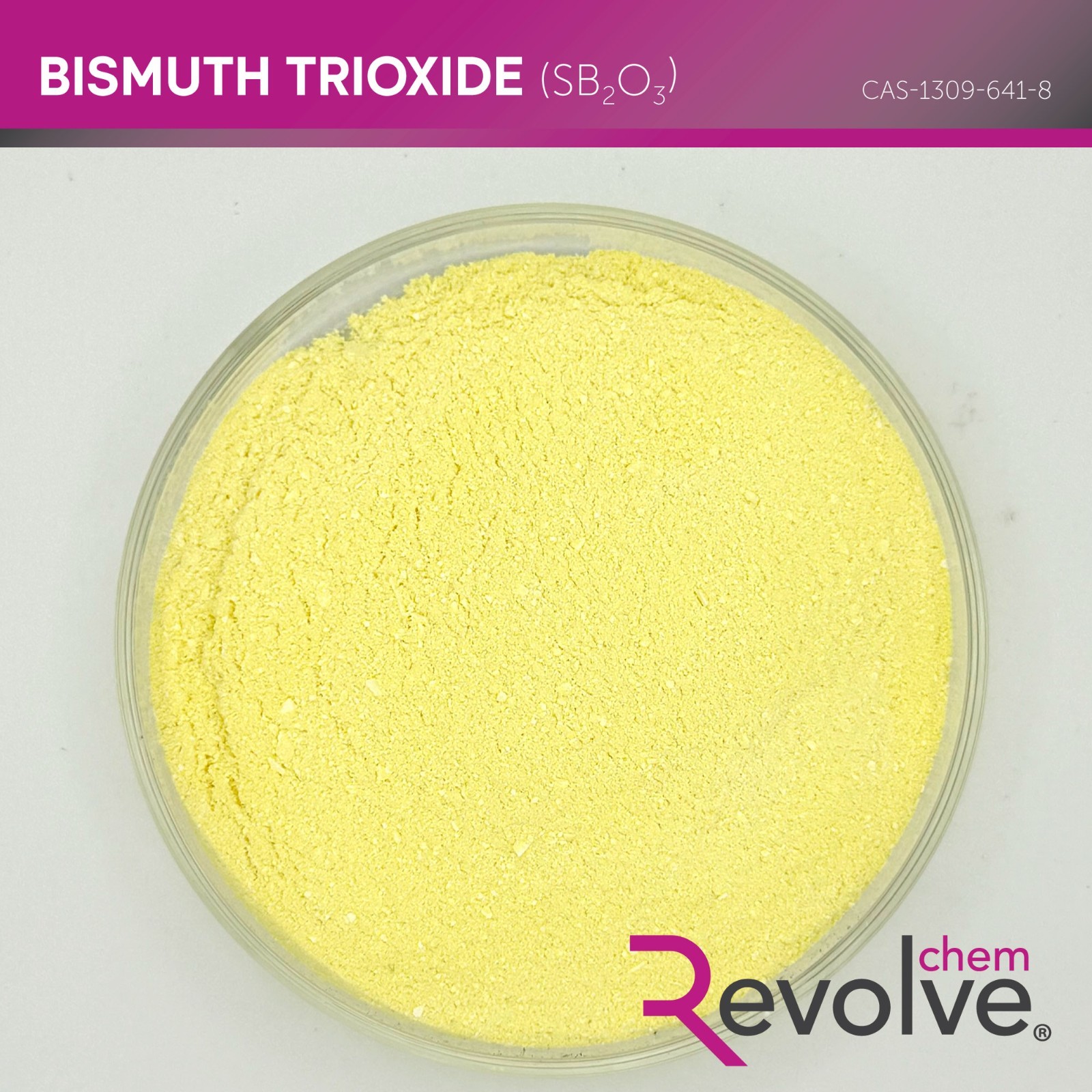 500 Grams Bismuth Trioxide Powder, Bismuth Oxide, Bi2O3, Lab Grade 99.9% Purity