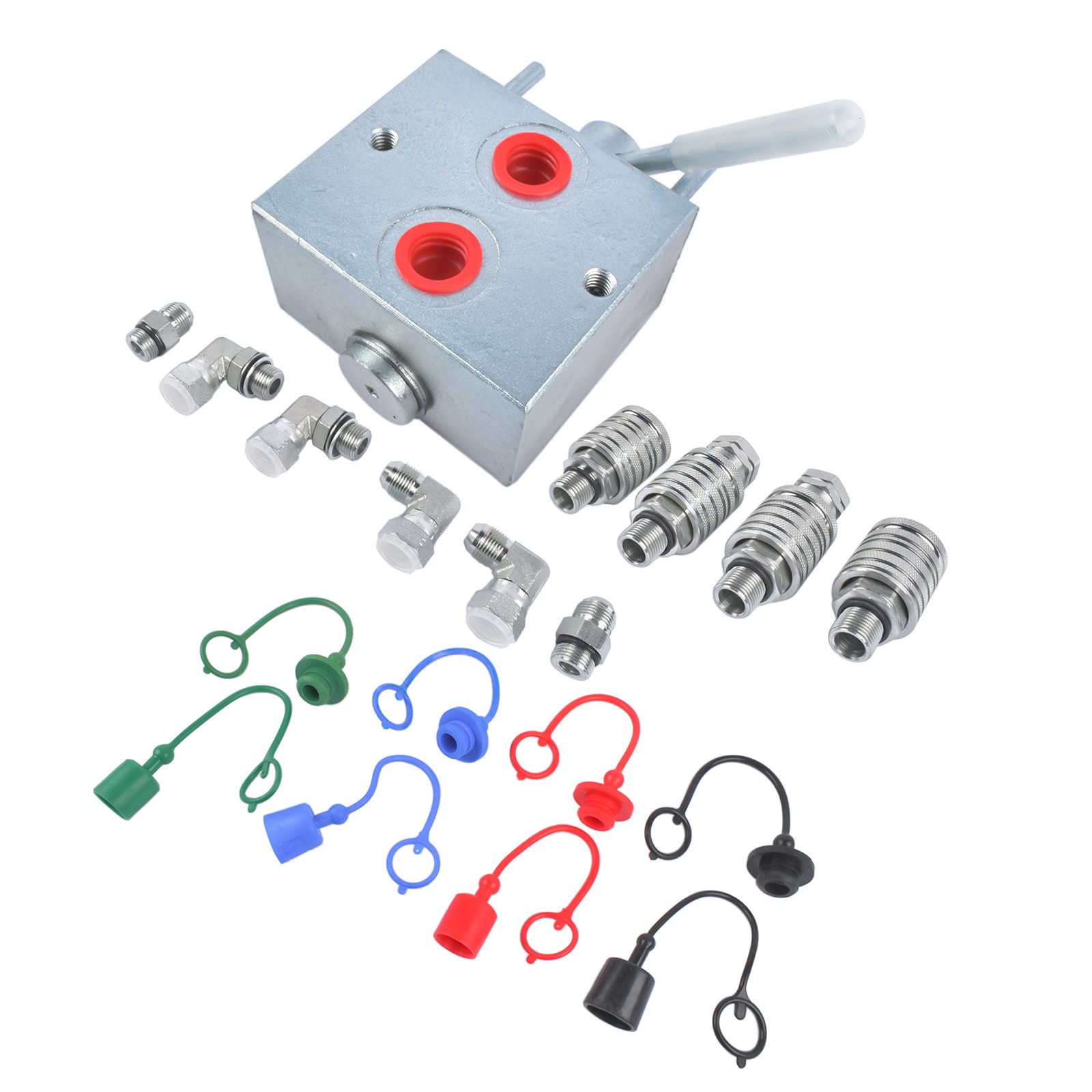 20 GPM Flow, 3000 PSI Max Pressure Manual Hydraulic Multiplier with Couplers