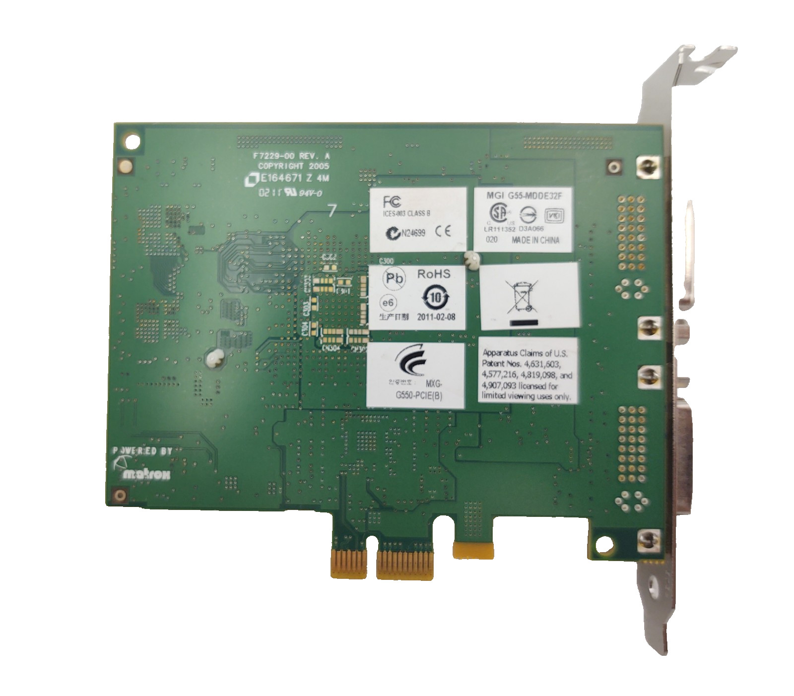 MATROX F7229-00 32mb Memory Dual Display – FAST SHIPPING