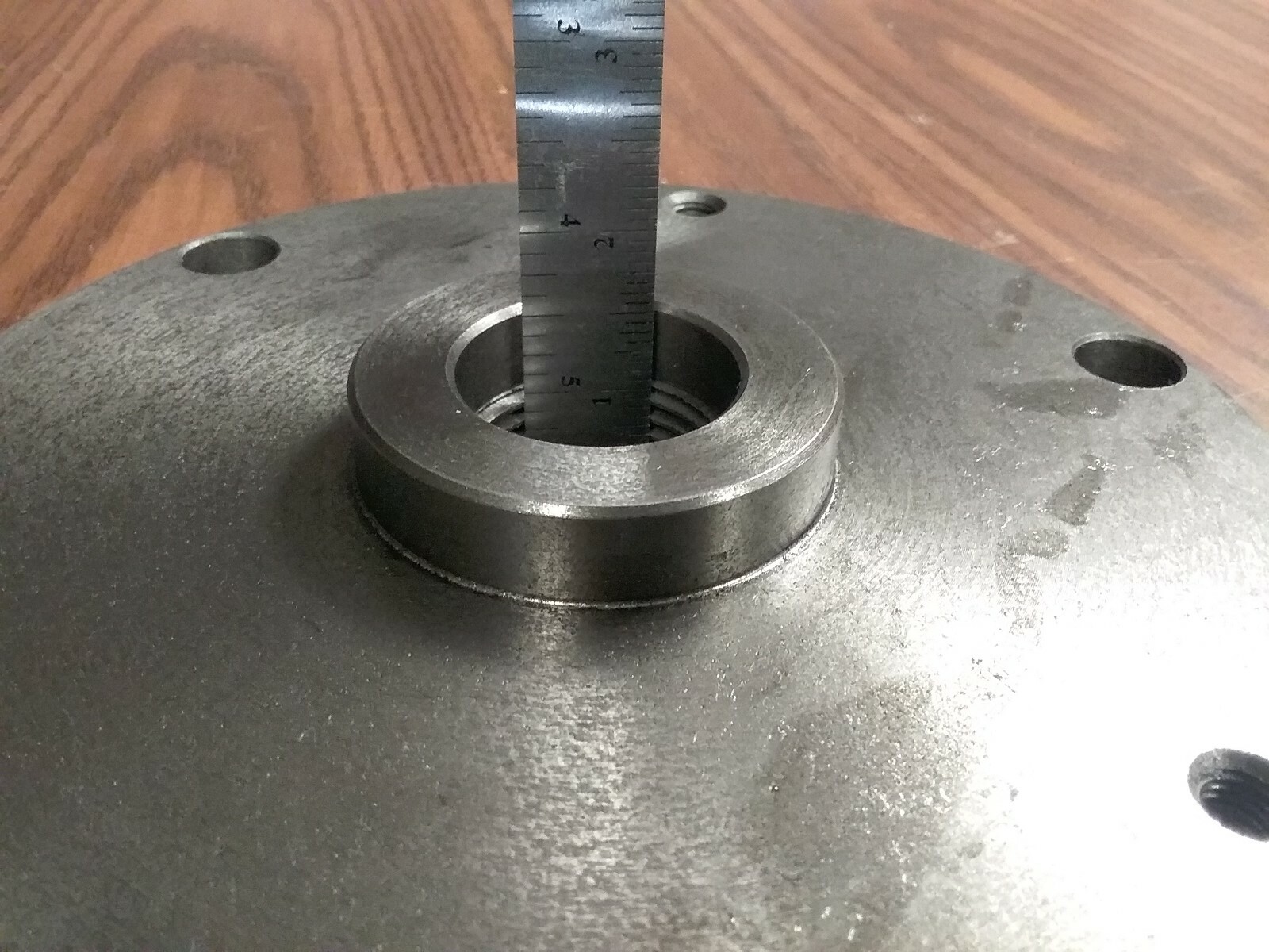 1-1/2″-8 Finished adapter Plate for 8″ self-centering LATHE CHUCKS ADP-08-1128