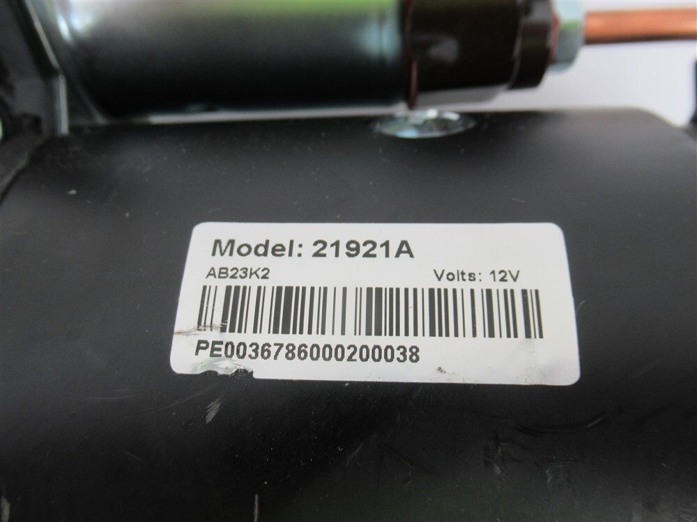 Starter 21921A, 12 Volt Starter, 9 Tooth, 10 MT