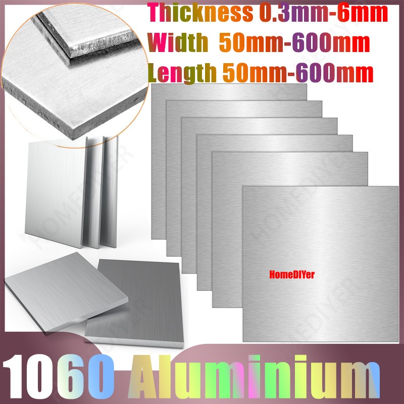 Aluminium Sheet Plate 1060 | 0.3mm–6mm Thick | Cut to Size | Metalworking Sheet