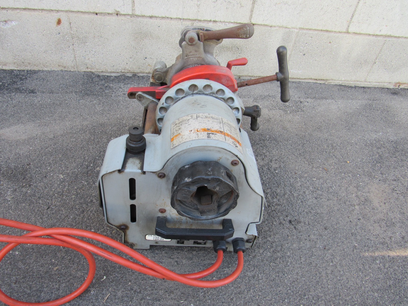 Ridgid 1210 Portable Pipe Threading Machine NPT Plumbing Repair Thread