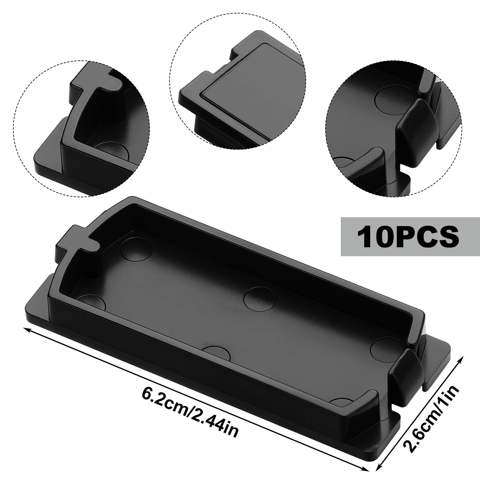 10 Pack Breaker Filler Plate, Circuit Breaker Panel Cover Knockout Filler Plate