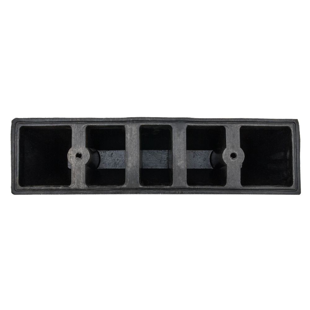 Guardian Heavy Duty Rubber Truck Wheel Parking Curb – 22″ Long, 6″ High