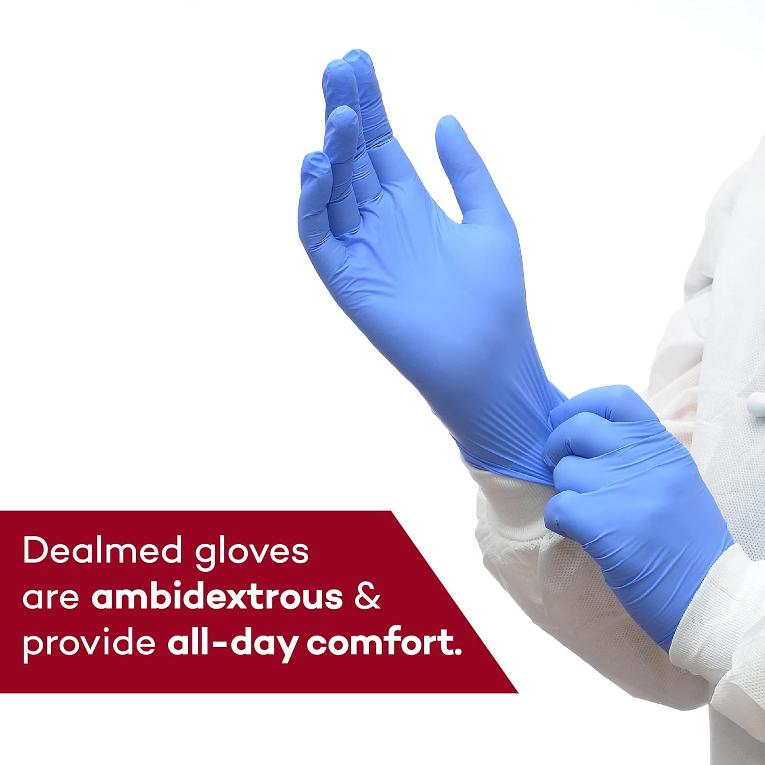 Medical Exam Gloves – 2000 Count Medium Nitrile Gloves, Disposable Non-Irritatin