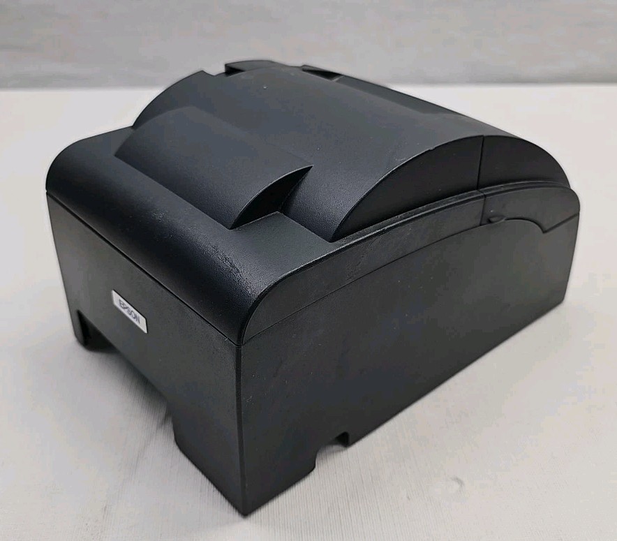 Nice Epson/Micros TM-U220B Receipt Printer with Power Supply Ethernet M188B