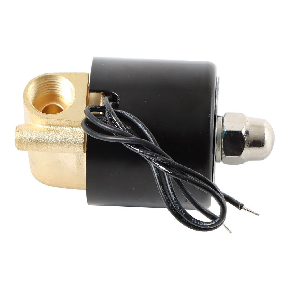 1/4 Inch Solenoid Valve Air Water DC DN8 N/C Gas Oil Normally Closed 12V