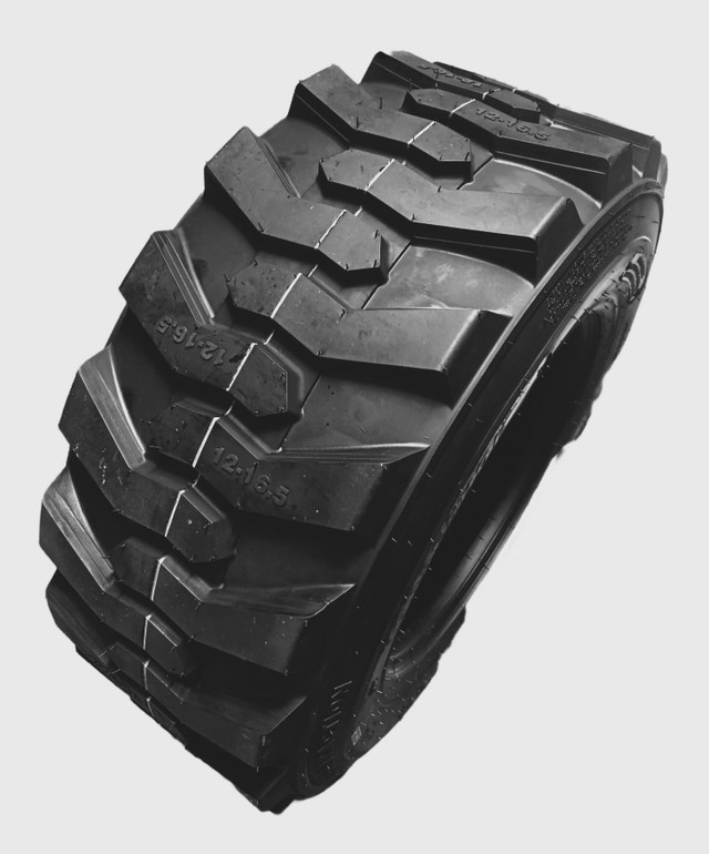 4 12×16.5/12-16.5 14PR Skid Steer Tire HAFLINGER TRAC-KING Heavy Duty TL 12165