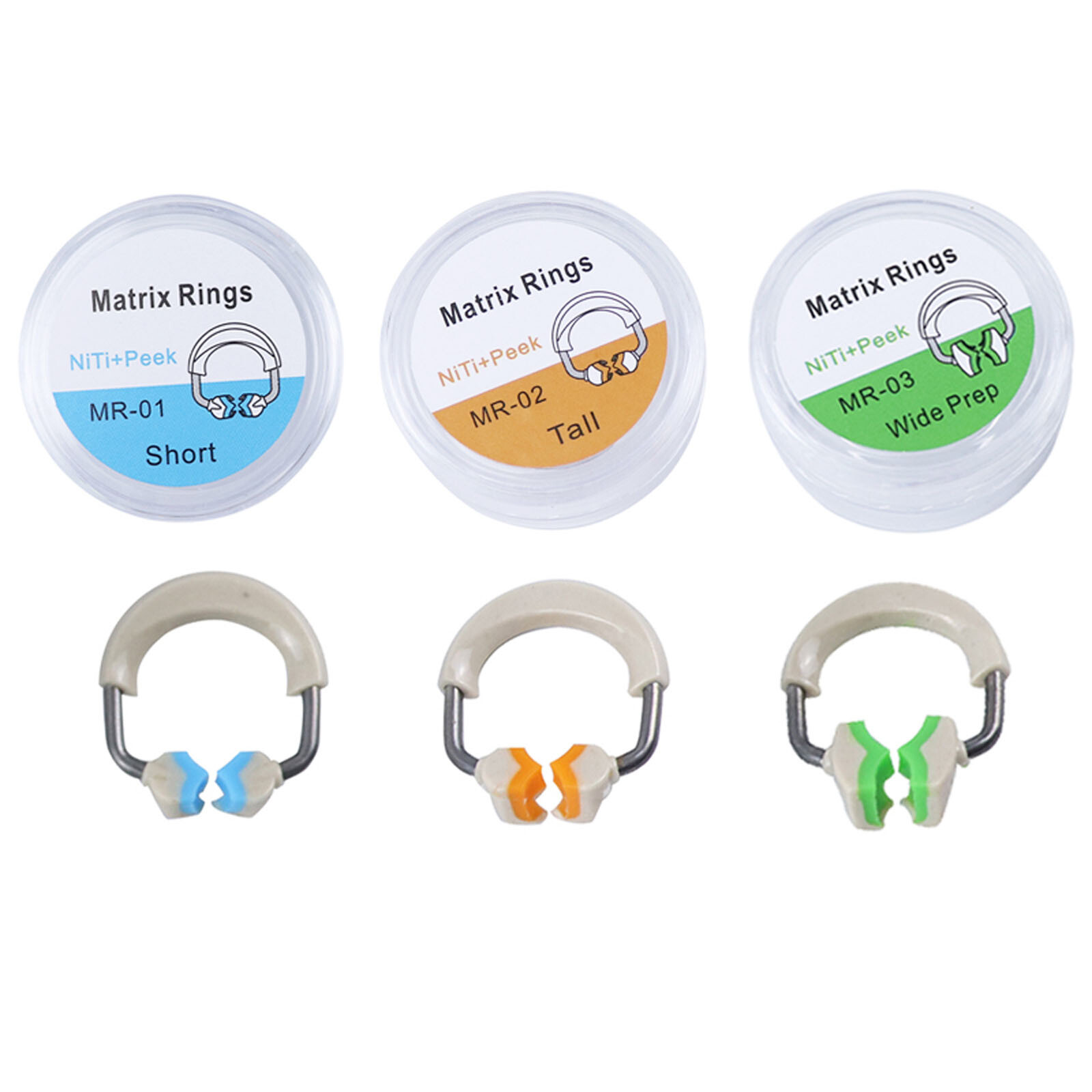 Palodent V3 Plus Style Dental Sectional Matrix Band Narrow Ring Clamp FDA