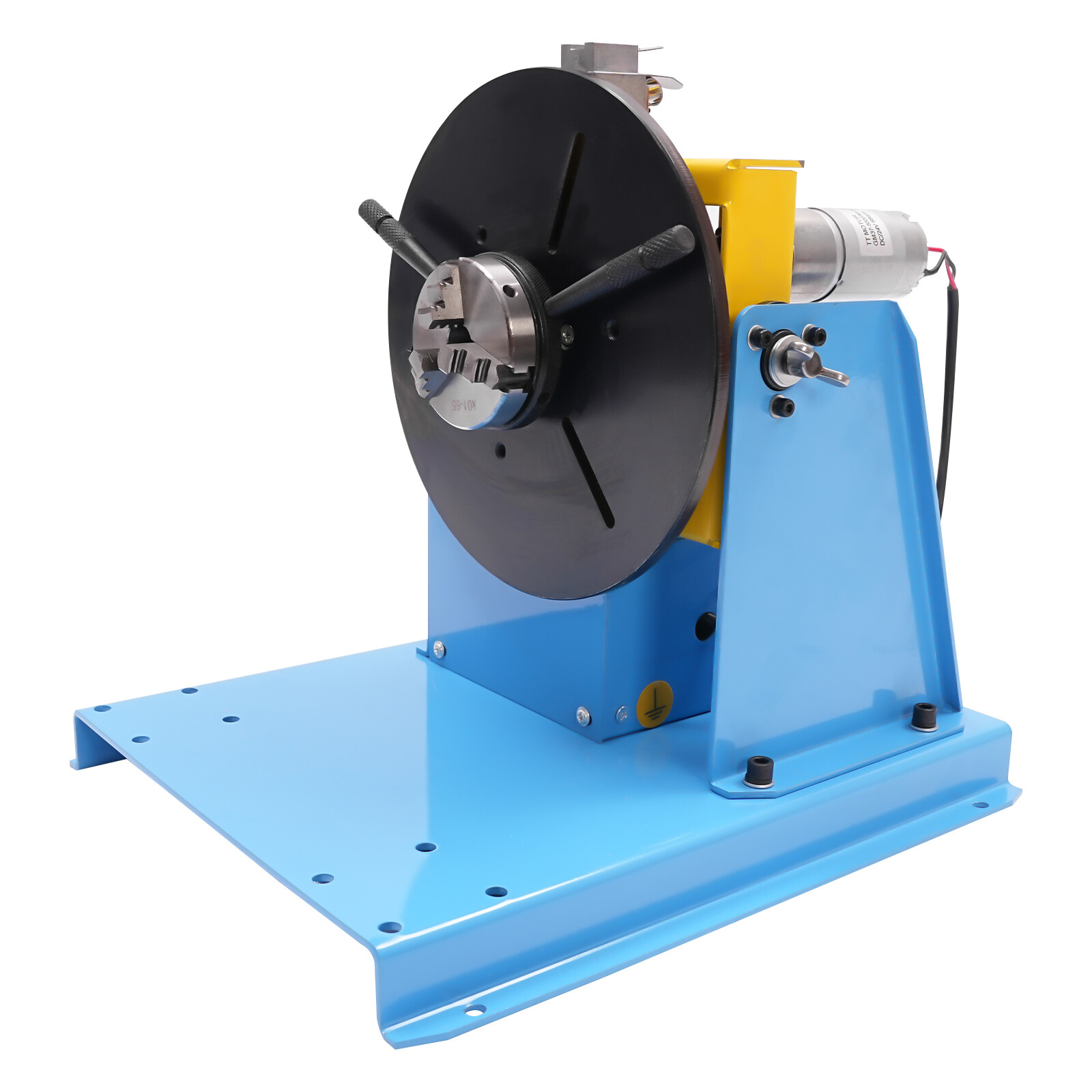 10KG Rotary Welding Positioner Turntable Table Welding Position 0-90° 1-12rpm