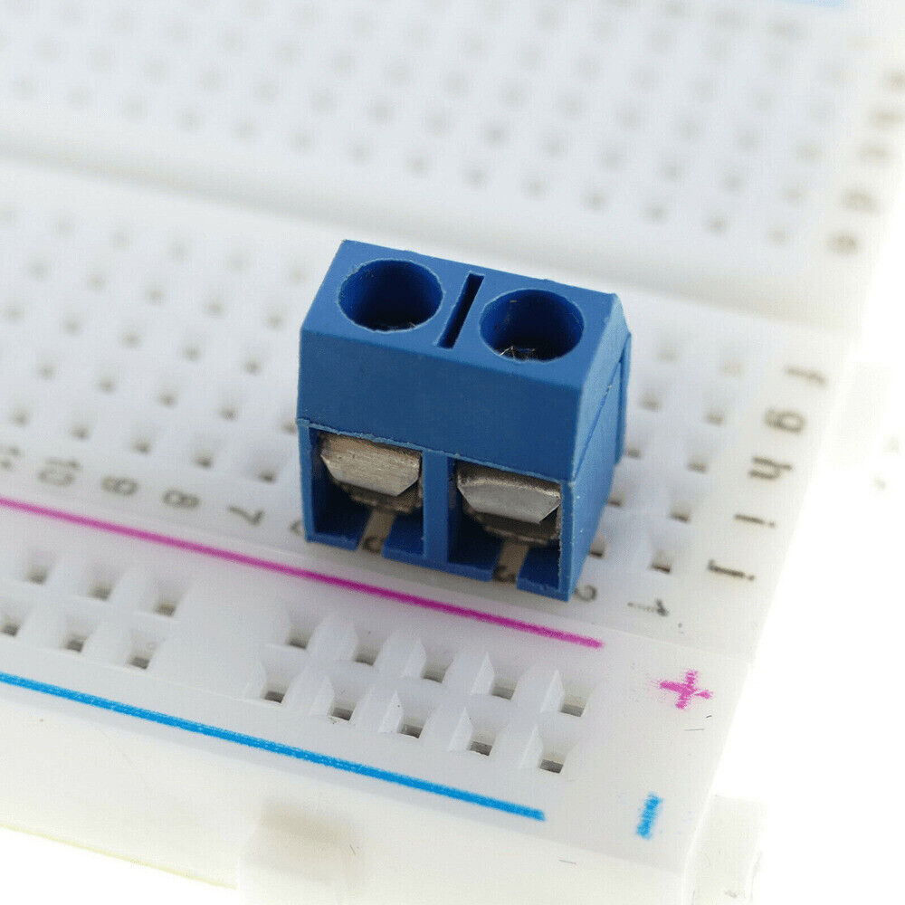 60pcs Blue KF301-2P/3P PCB Mount Screw Terminal Block Connector 2/3Pin 5mm Pitch