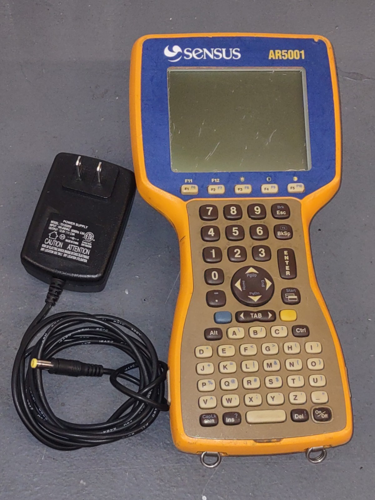 Sensus AR5001 Handheld Meter Reading Device with AC Power Adapter Charger