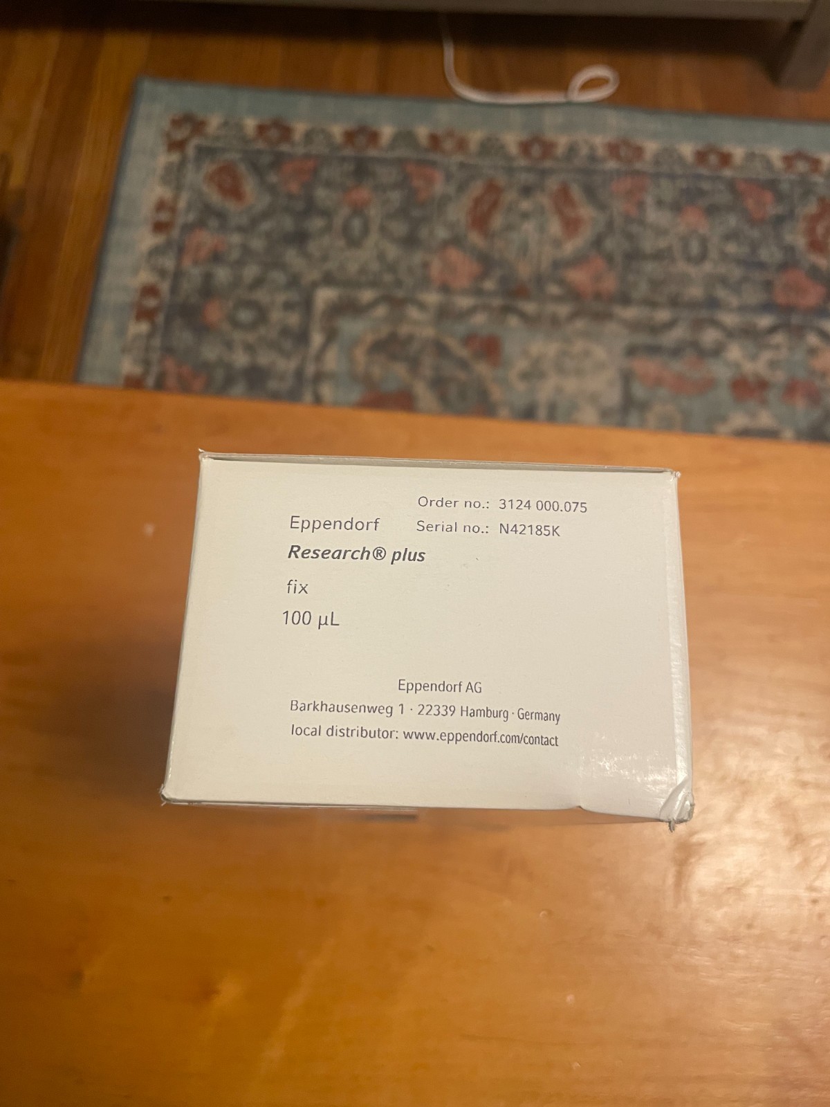 Brand New, Unused Eppendorf Research Plus fixed 100 uL Pipettes (3)