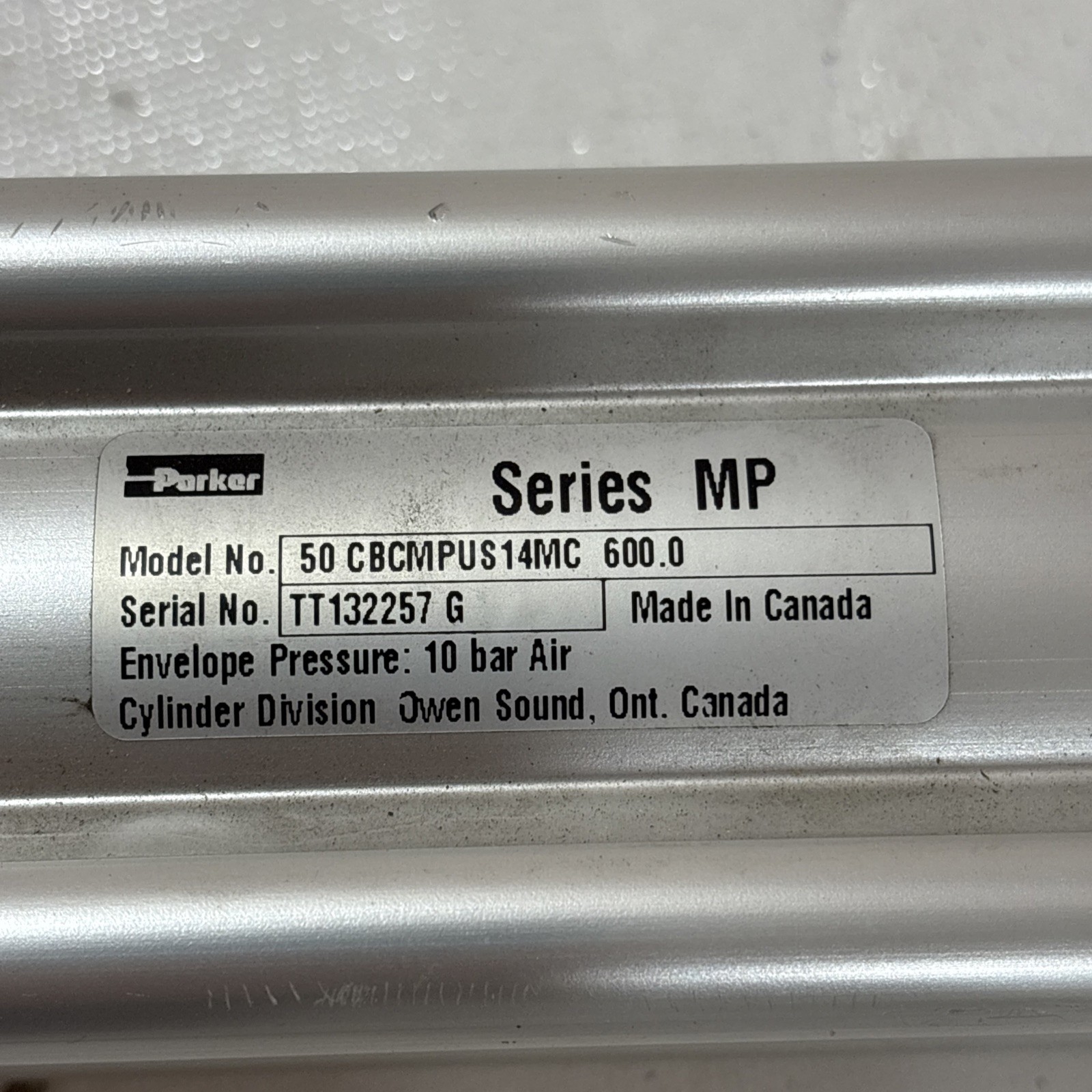 Parker 50 CBCMPUS14MC 600.0 Pneumatic Cylinder