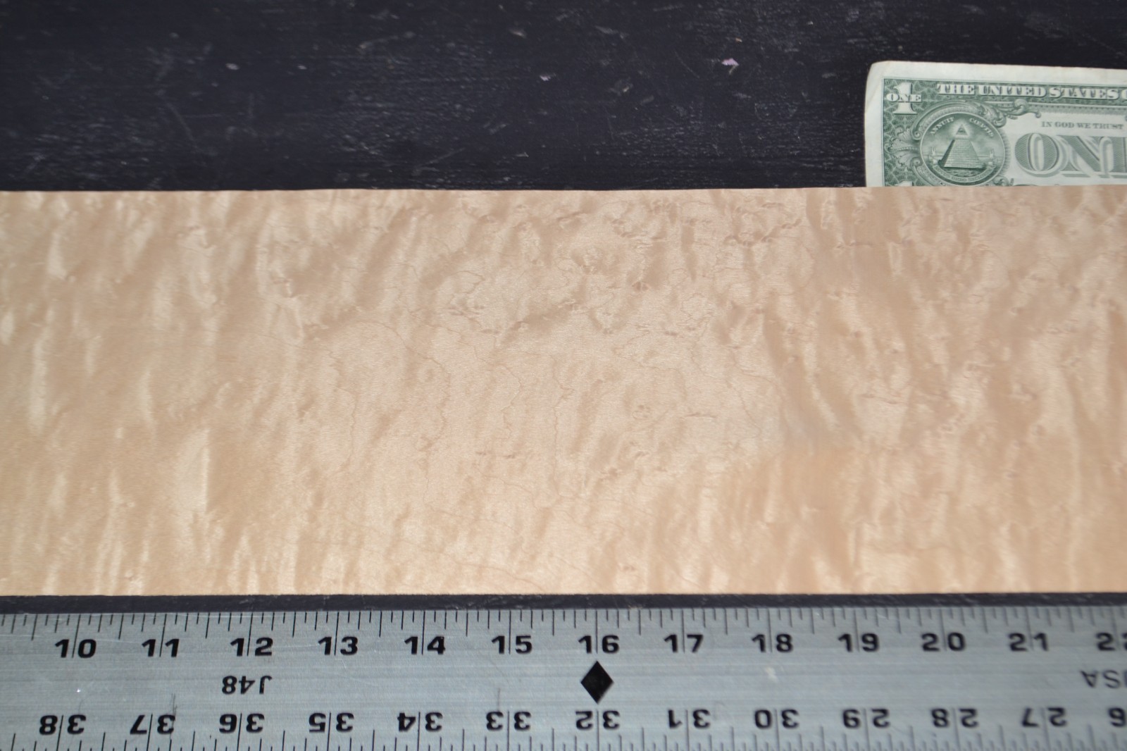 Birdseye Maple Raw Wood Veneer Sheet 6 x 47 inches 1/42nd 42084-86