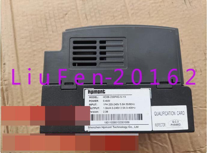 1pc used HD09-2S0P4G-S-YX 0.4KW 220V