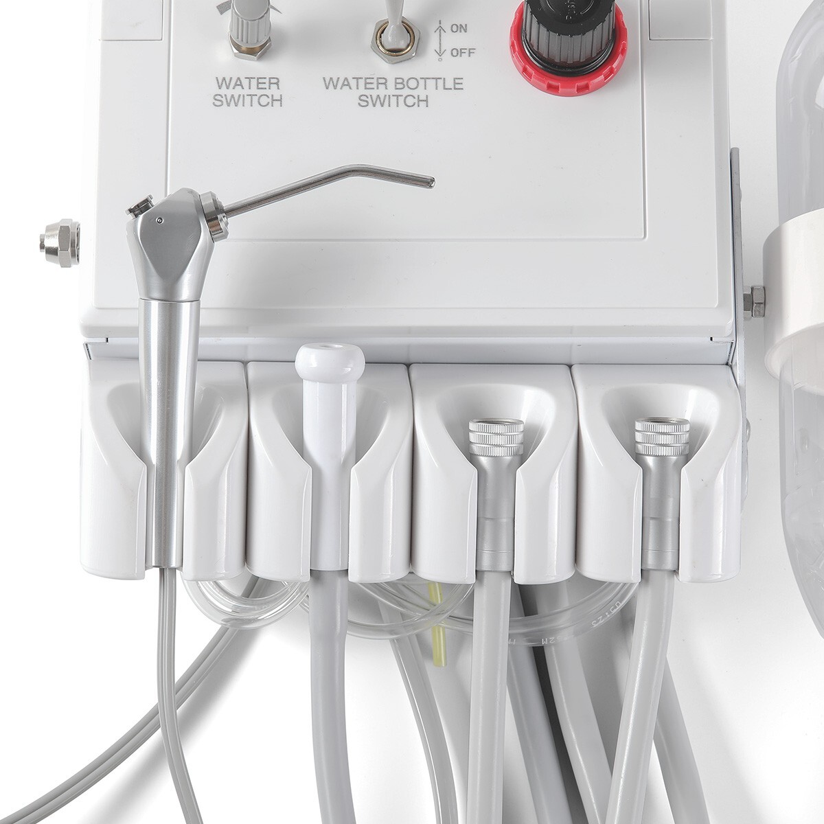 Portable Dental Turbine Unit with Weak Suction Work with Air Compressor 4Hole