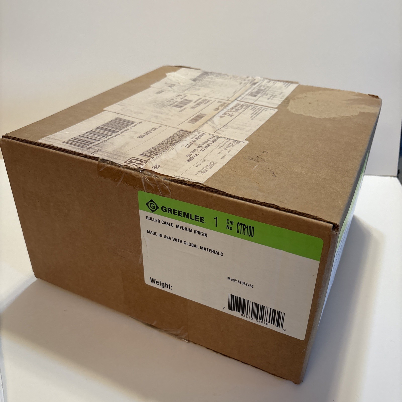 Greenlee CTR100 Medium Duty Cable Roller NEW IN BOX FREE SHIPPING