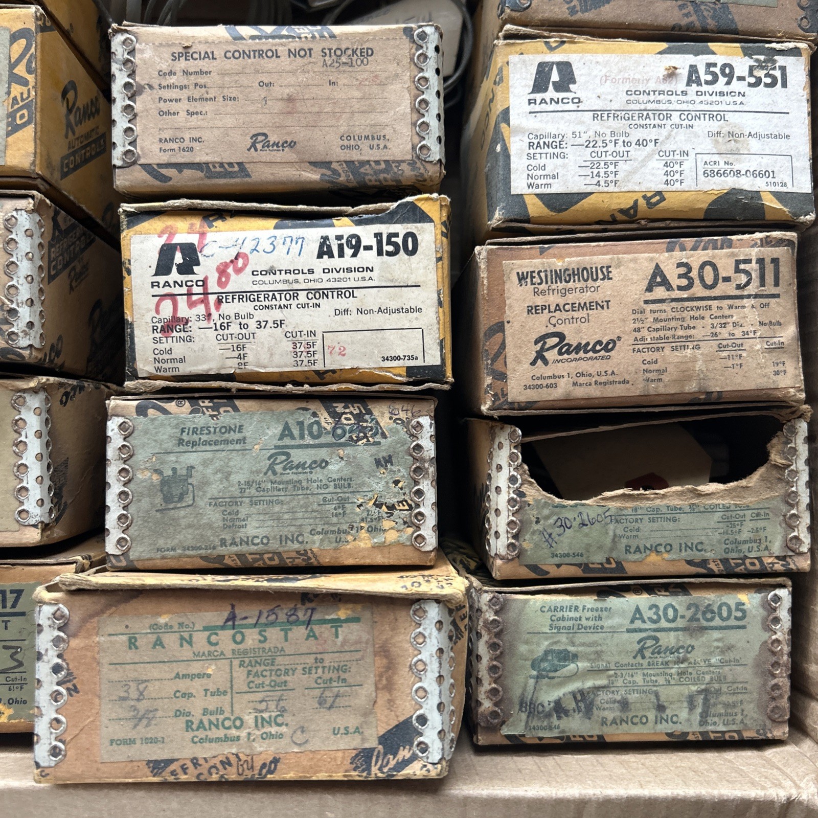 RANCO Thermostat Variety Pick The One You Want Will Sell All For A Reasonable P