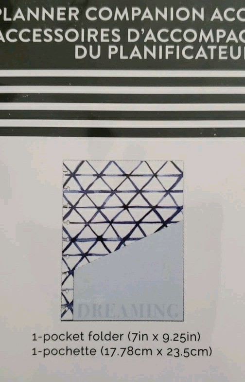 The Happy Planner Classic Planner Companion – Indigo Tie Dye 52 Pieces