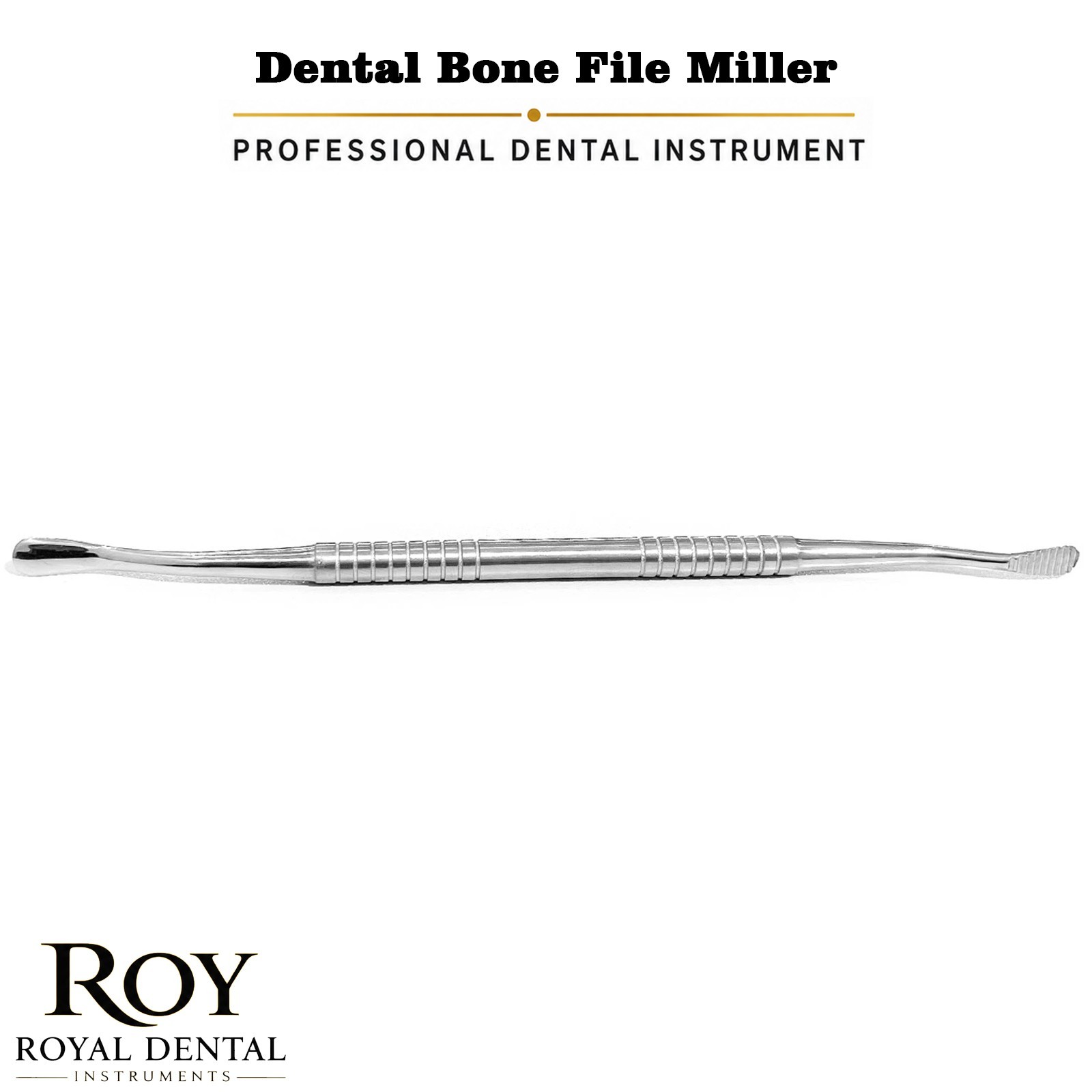 Dental Bone File Miller Filler Cross-Cut-Straight Shaping Surgical Instrument CE