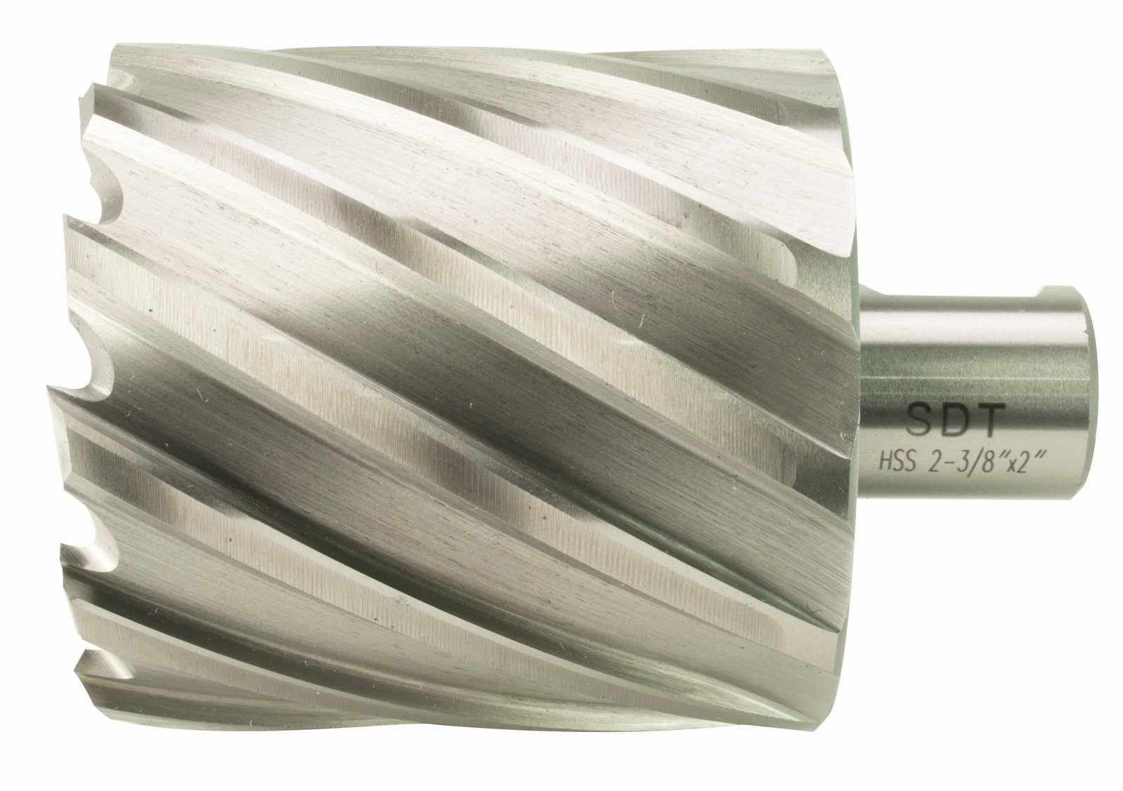Steel Dragon Tools® 2-3/8″ x 2″ HSS Annular Cutter with 3/4″ Weldon Shank