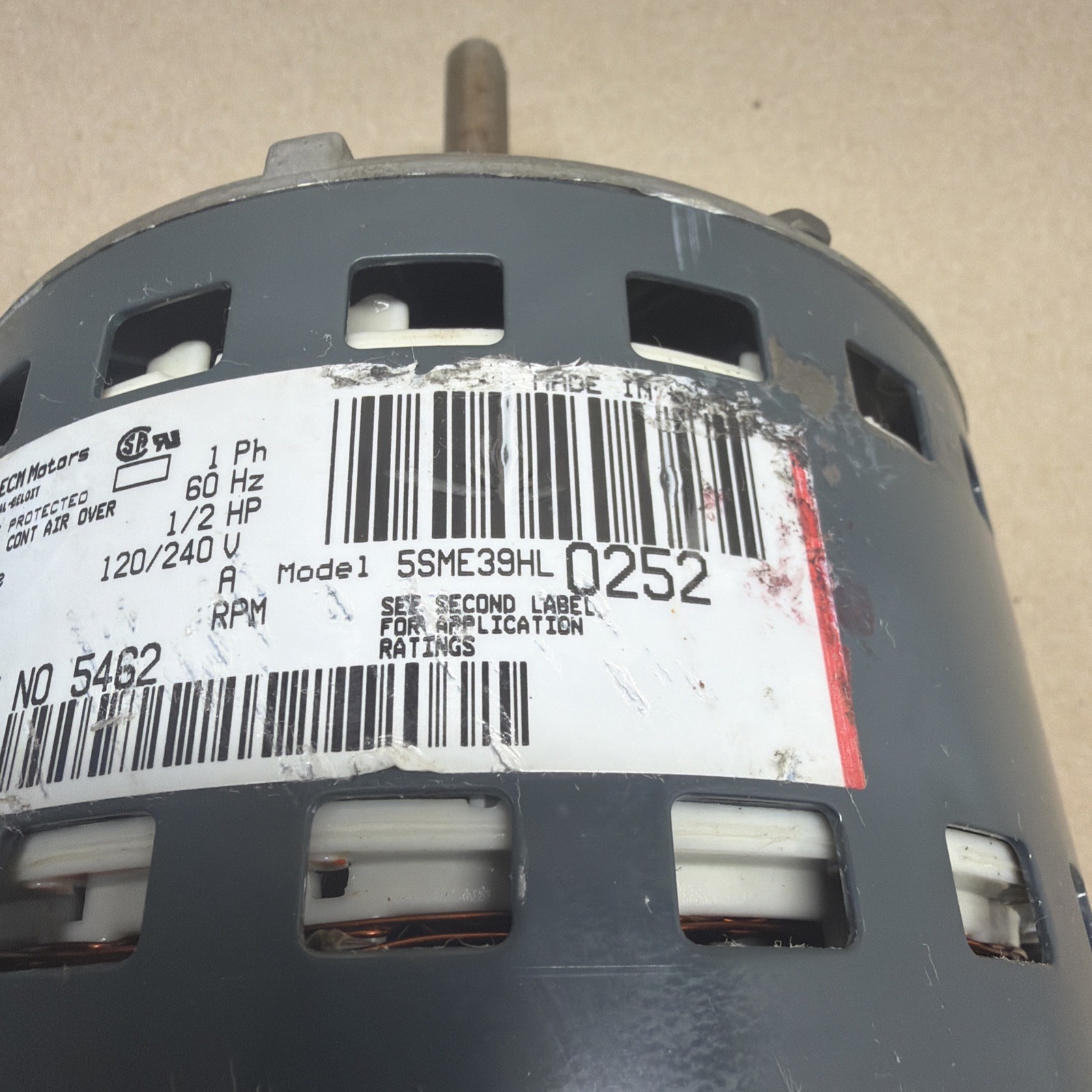 TESTED🔥 ECM 1/2HP Blower Motor 2.3 Controller GE 5SME39HL0252 208/230V CN02