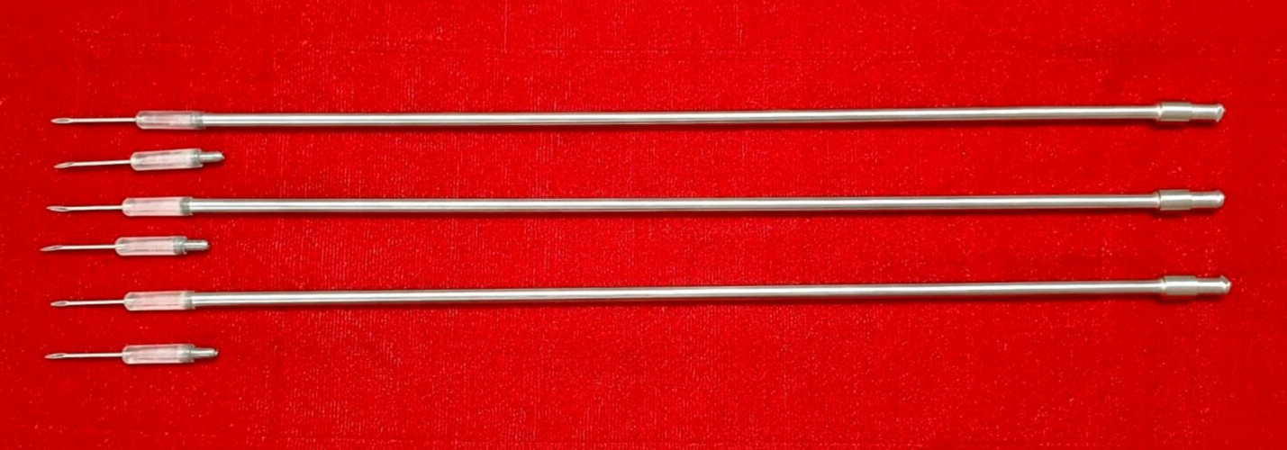 3pc-Laparoscopic Visual Vasopressor Injector Needle High Quality 3FR 30CM
