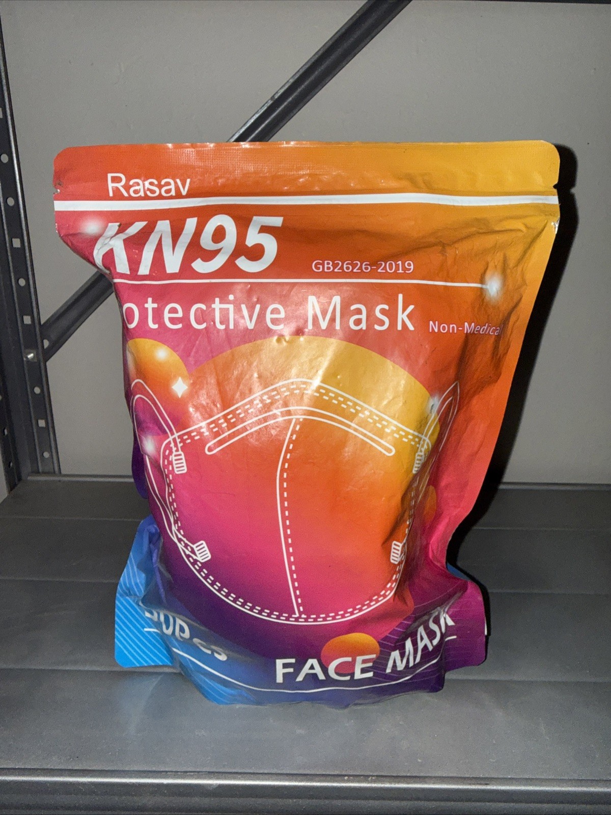 KN95 Improved Standard GB2626-2019 (50 Protective Face Mask)