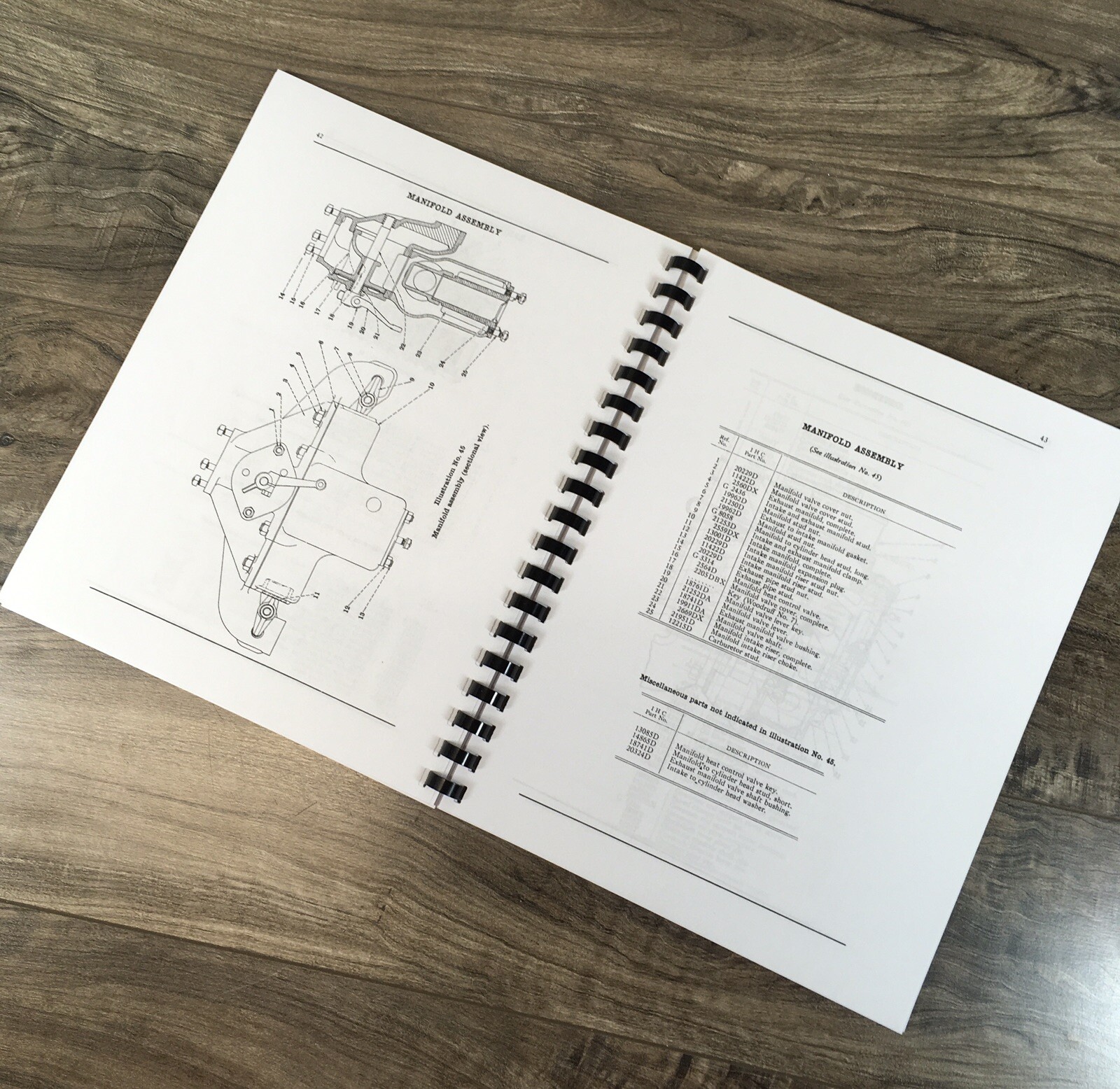 McCormick-Deering Farmall F-20 Tractor Service Manual Repair Shop Book Overhaul