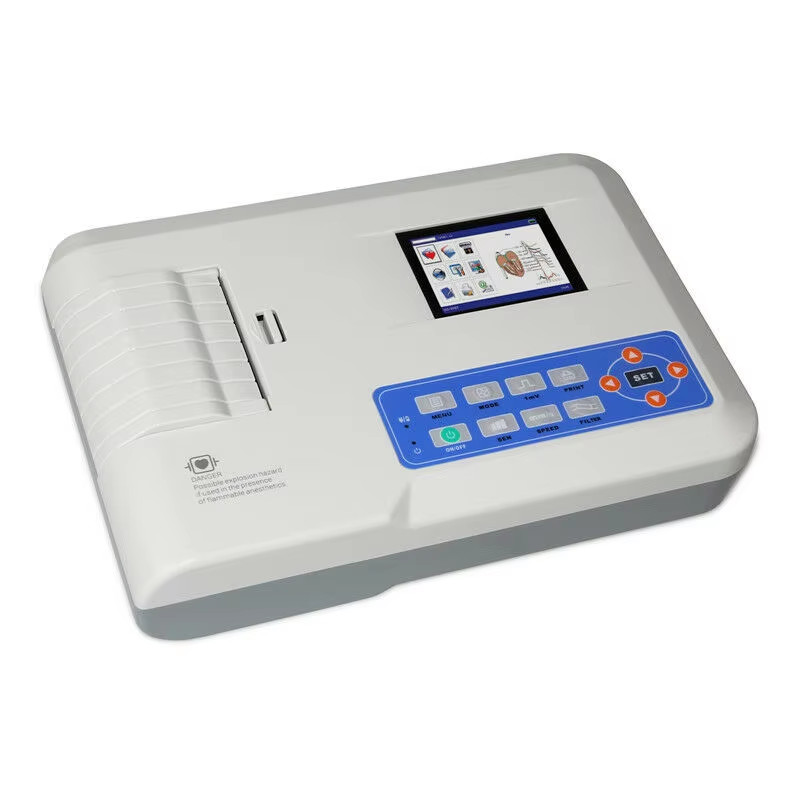CONTEC ECG300G 3-Channel ECG – 12-Lead for Human/Vet Use – Digital EKG Machine