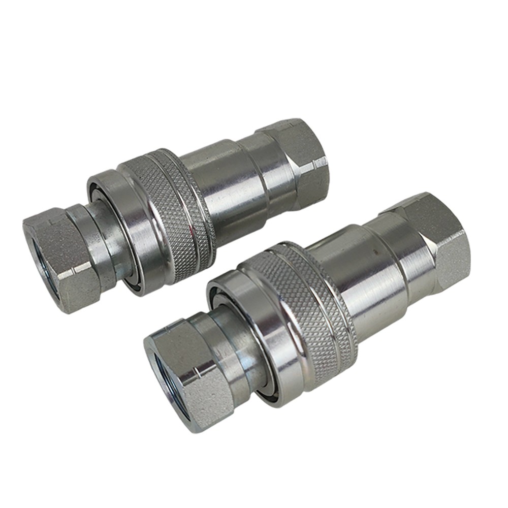 2Sets For Pioneer Ball Style 1/2″ NPT Hydraulic Coupler Quick Connect Coupling