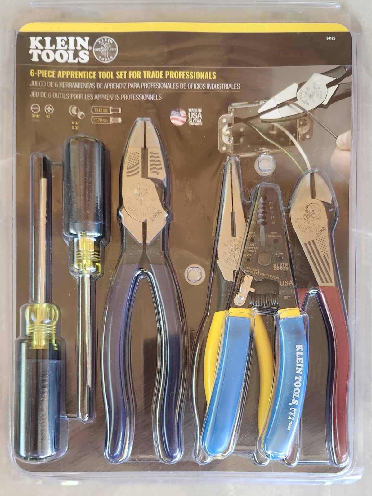 KLEIN TOOLS APPRENTICE TOOL SET 6 PIECE BRAND NEW! RETAIL $99.97