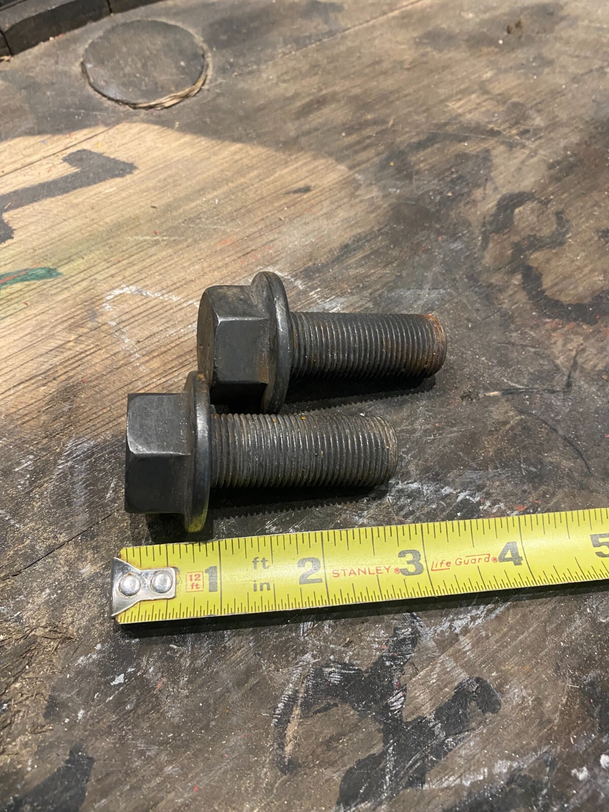 2 Hex Head Flange Bolts 3/4″- 16 x 2″ Long «2 Bolts» Grade 8