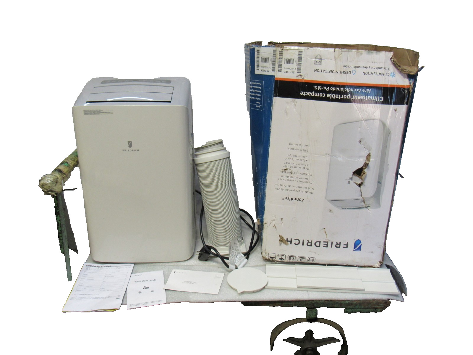 Friedrich zcp12db Portable Air Conditioner 7500-11000BTU 115V 1Ph **No Remote**