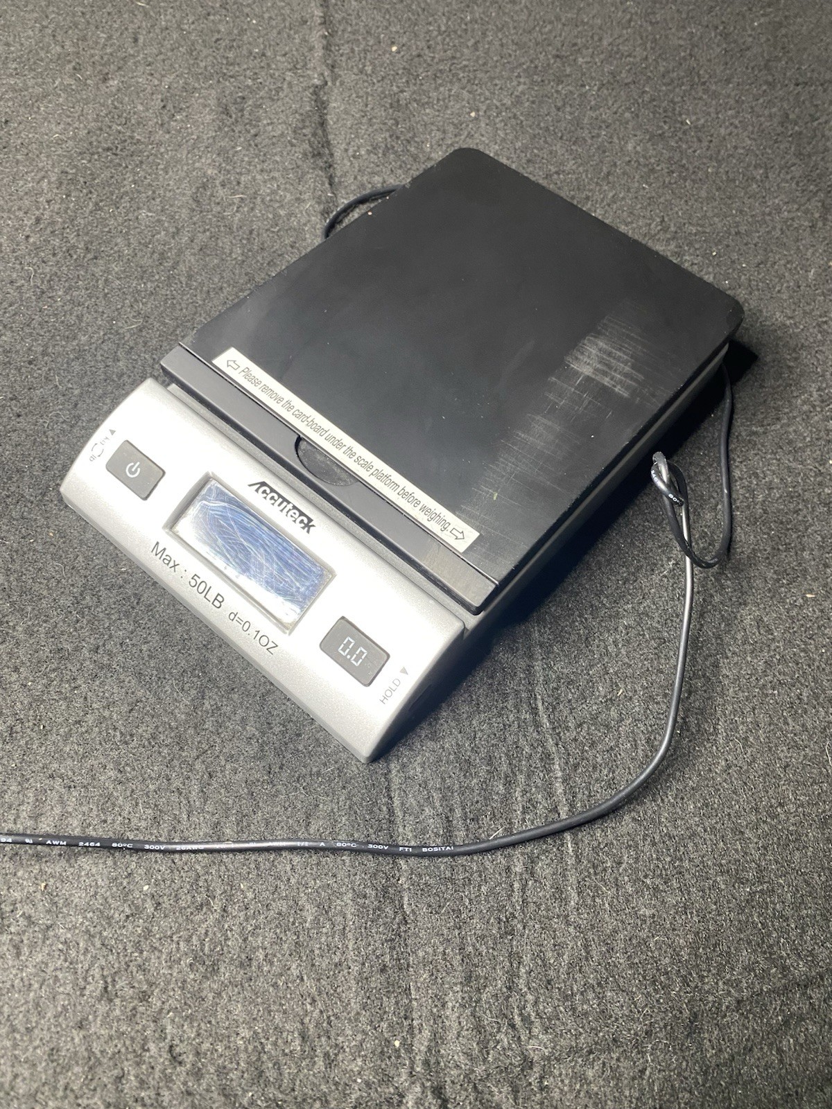 Accuteck 50 LB Digital Postal Shipping Scale W-8250-50BS LCD Hold Function