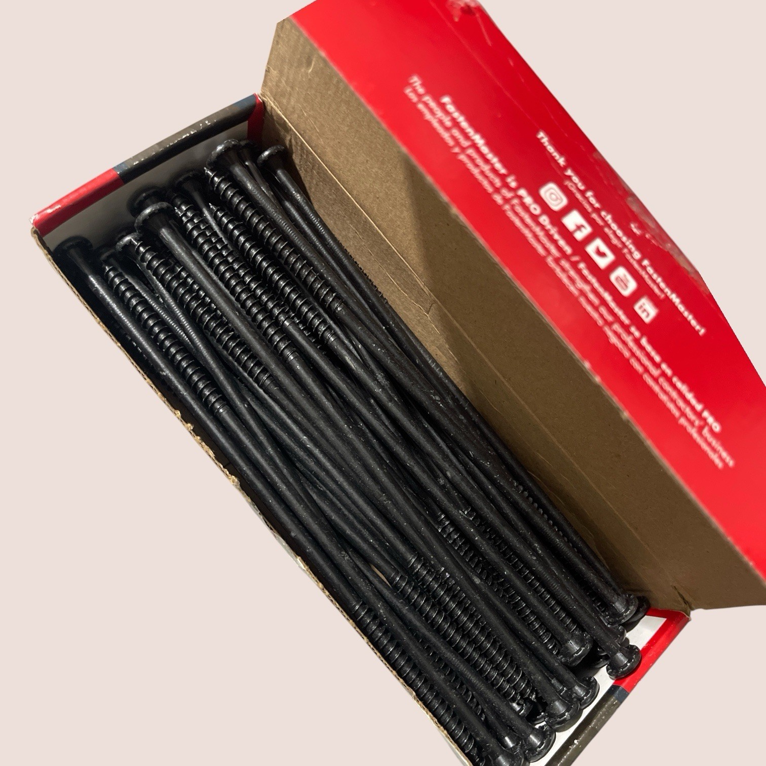 *53-PACK* FastenMaster VersaLOK 1/2″ x 10″ Structural Wood Lag Screws (S6)