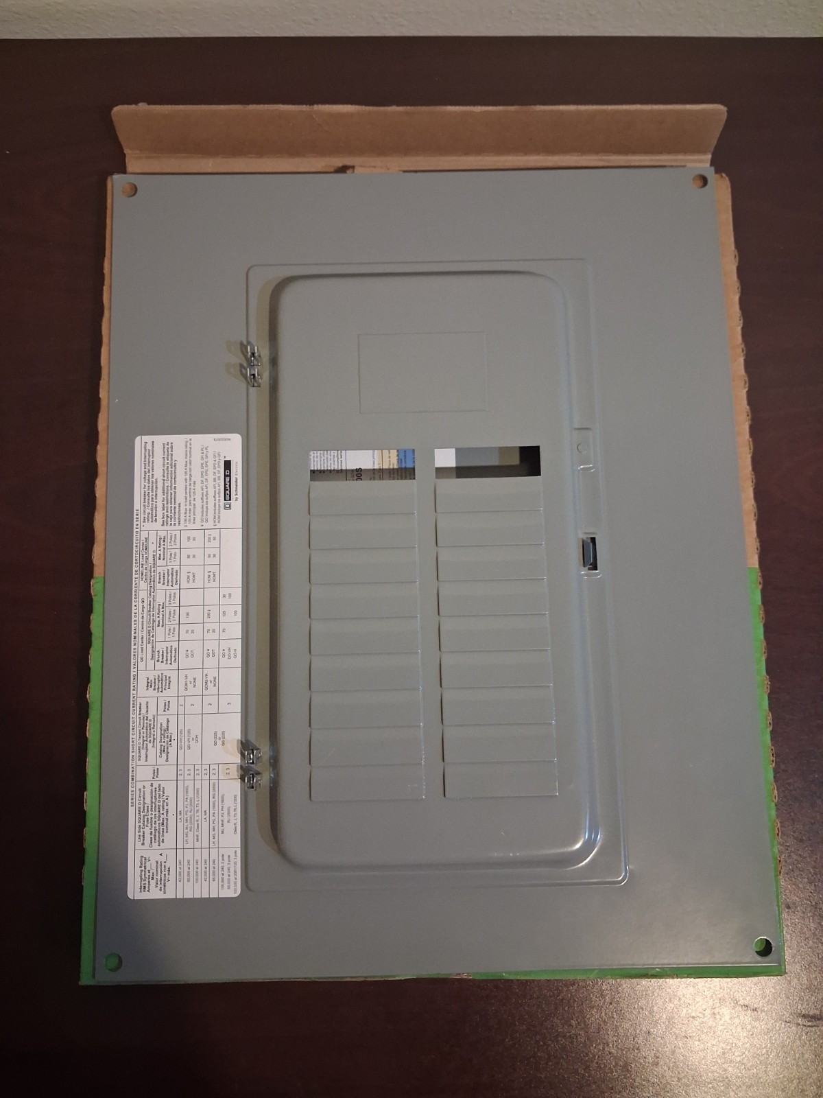 Schneider Electric Square D QOC20U100S Cover Assembly