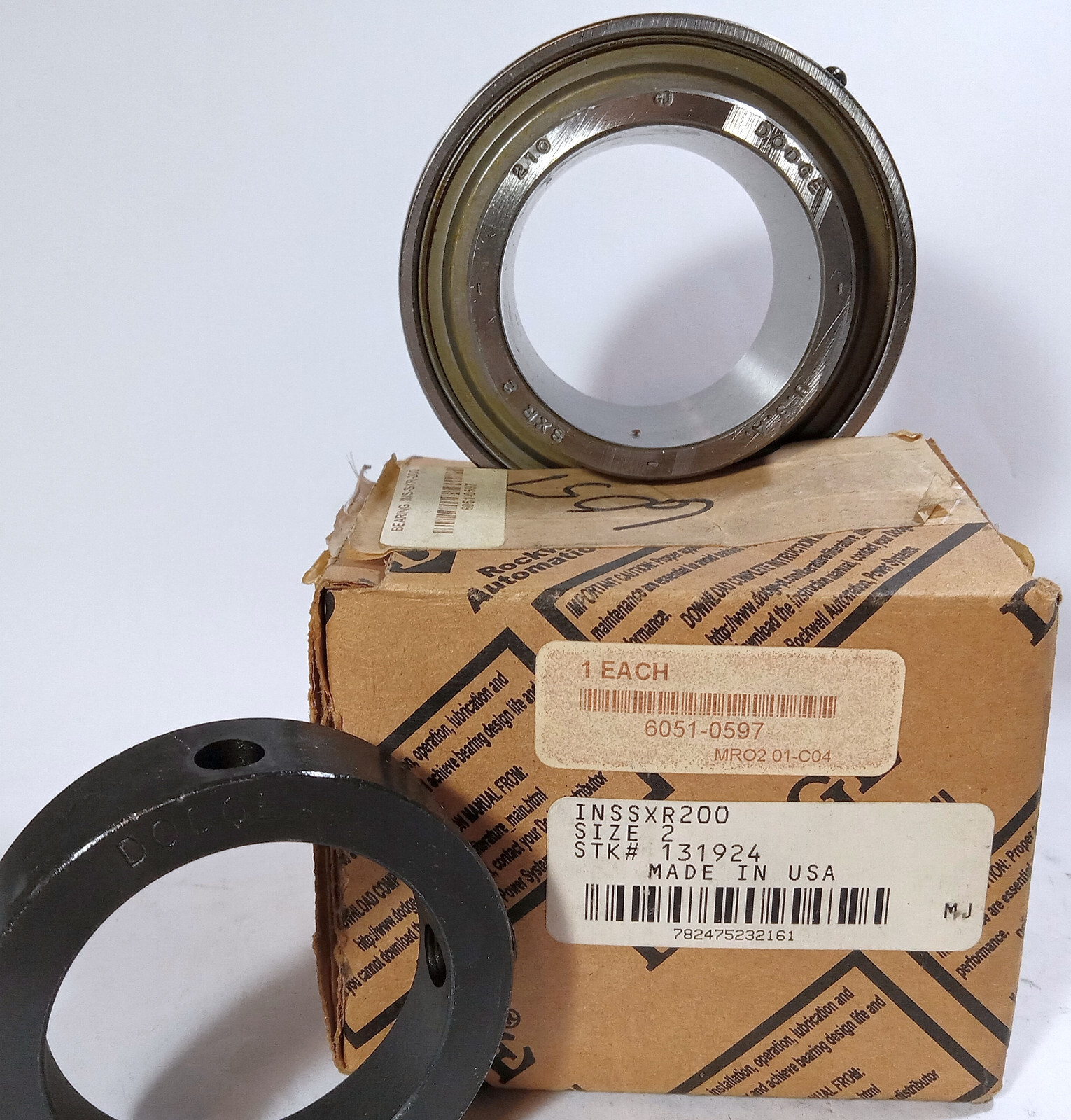 1 NEW DODGE INSSXR200 SXR2-210 NORMAL DUTY BEARING INSERT NIB ***MAKE OFFER***