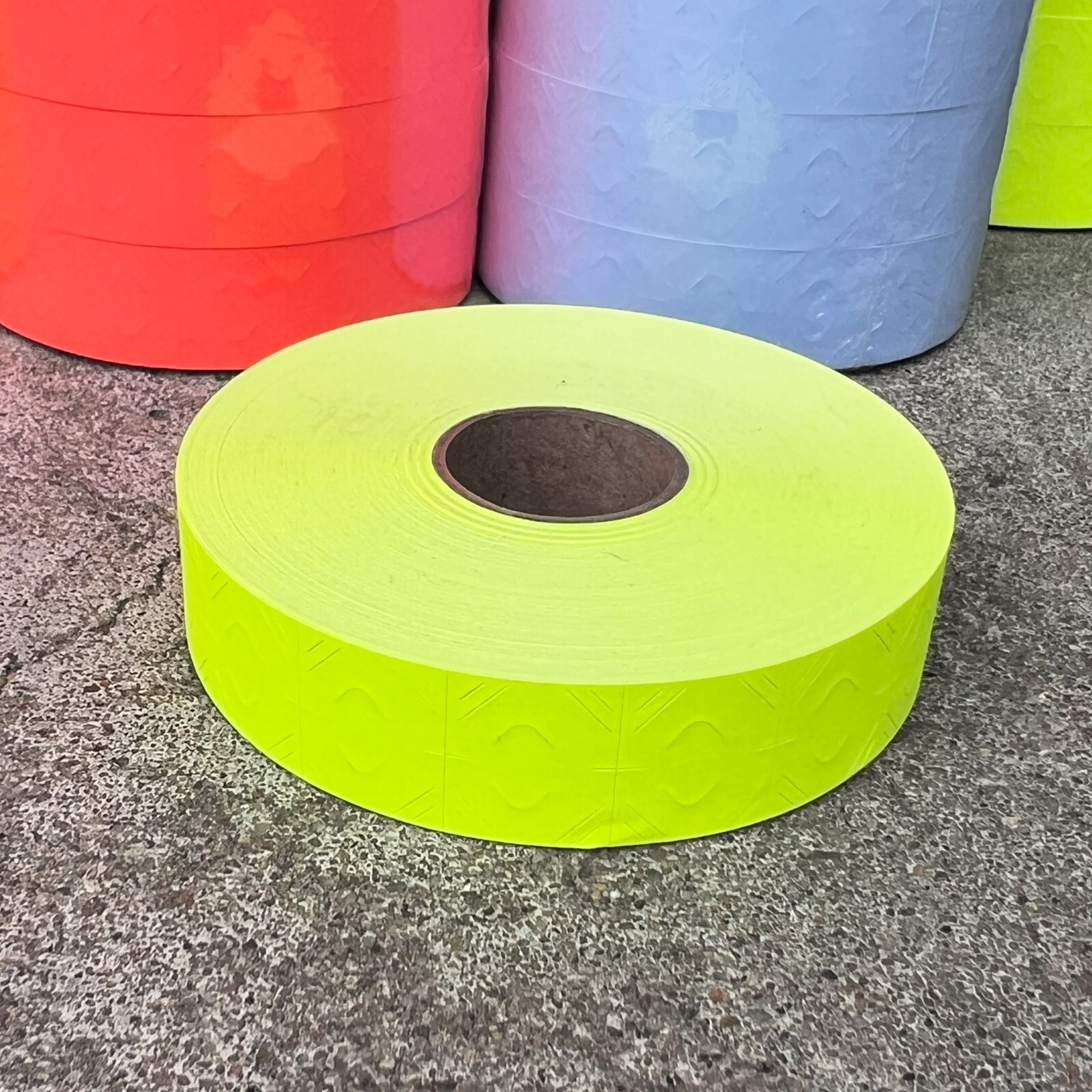 Monarch Paxar 1136 size Chartreuse labels – 1 sleeve bright yellow labels-2 line