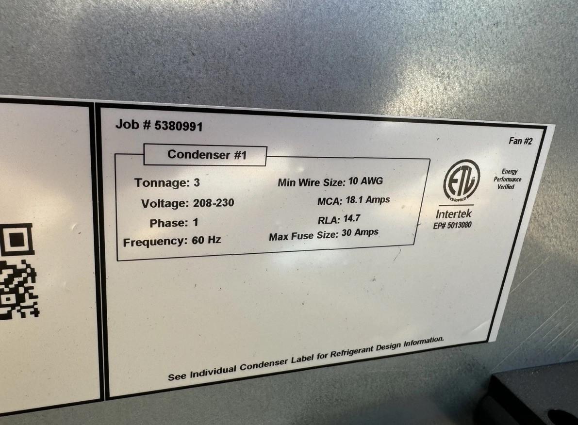 NEW CAPTIVE AIRE Make Up Air Unit Includes A/C Unit 220v 1 Phase