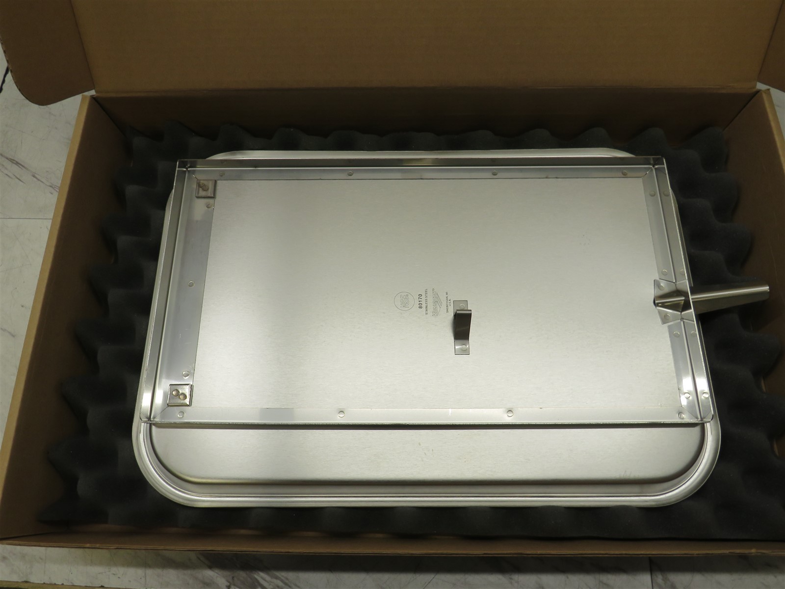 Vollrath Stainless Steel Seafood Pan Attachment Side Tray W/ Drain