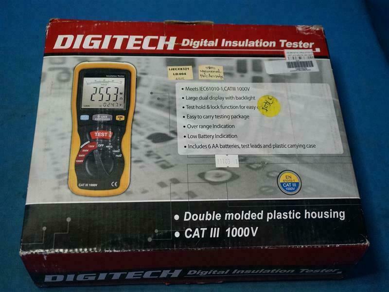 Digitech CAT III 1000V QM1493 Digital Insulation Tester 30 Days Warranty
