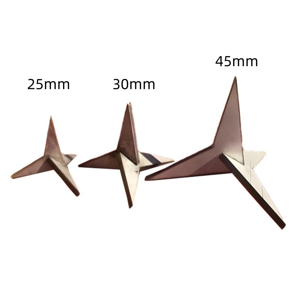 50PC Tire Puncture Spikes Heavy Portable Duty Carbon Steel Triangle Road Spikes