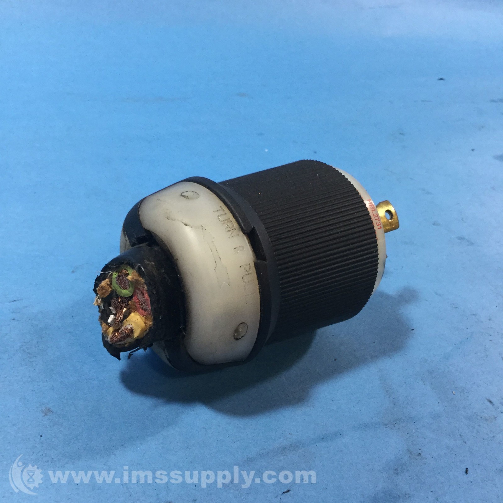 Hubbell HBL2731 30A 3-Phase Locking Plug USIP