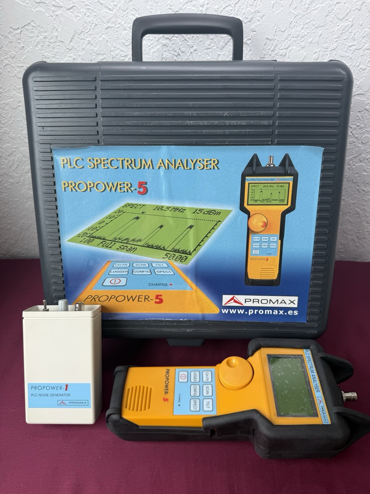Promax PLC Spectrum Analyser Propower-5 And Propower-1