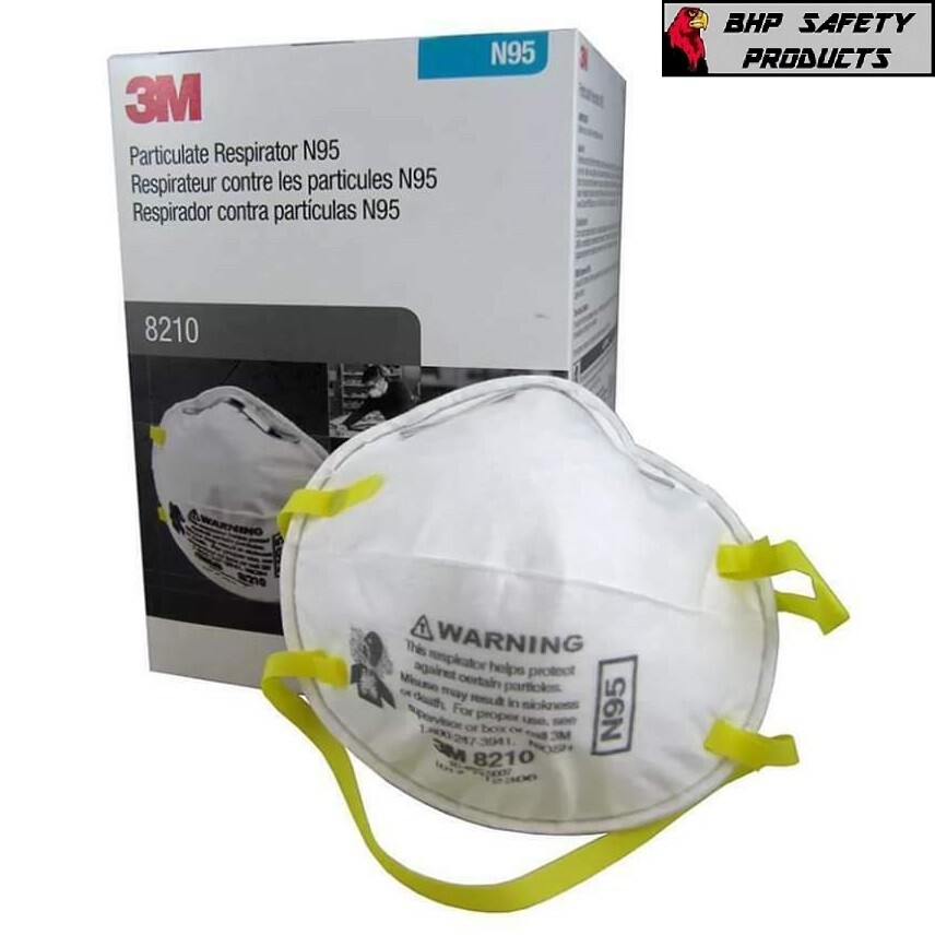 3M 8210 N95 Particulate Respirator, 20 Masks Per Box, EXP. 06/2026, Valid Codes