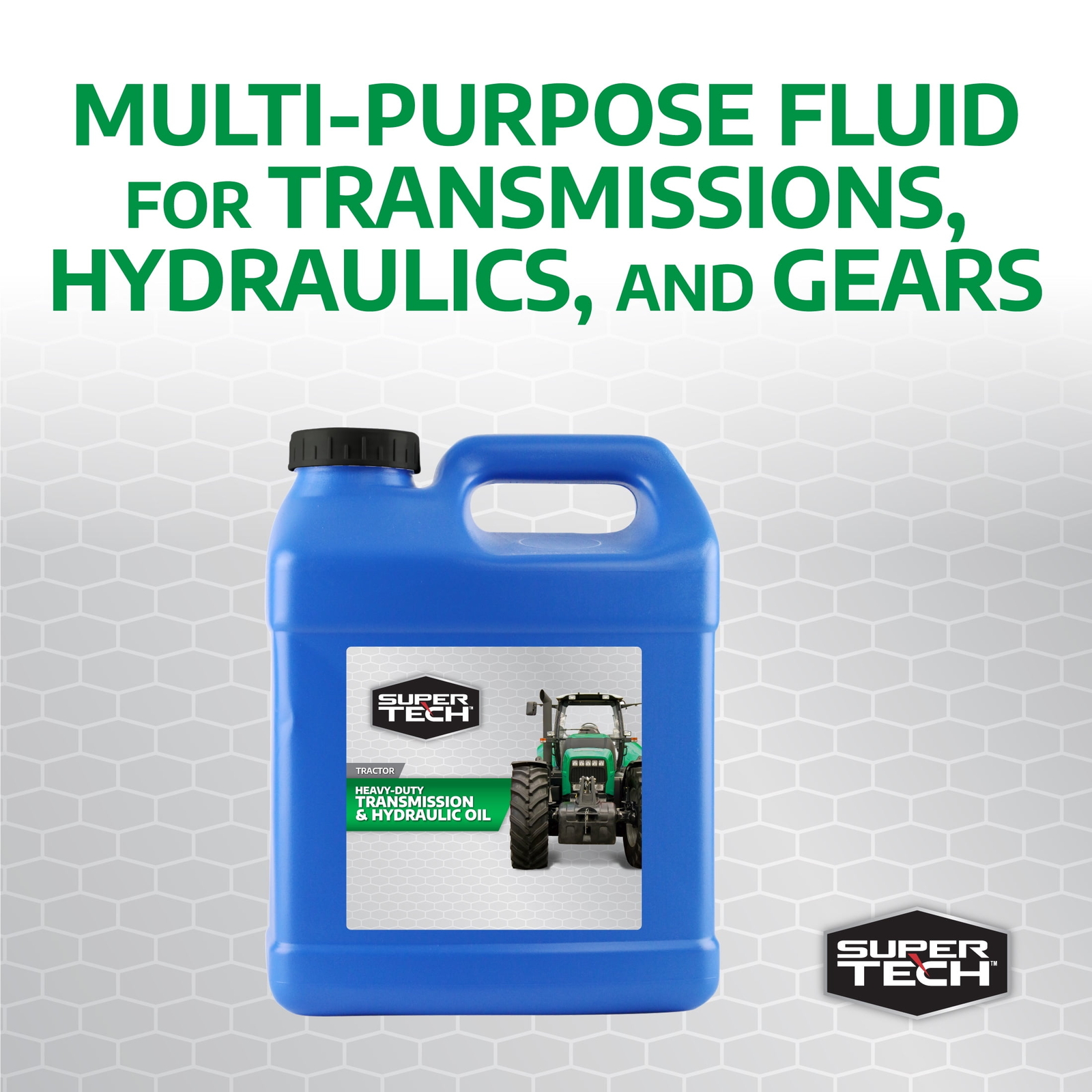 Super Tech Heavy Duty Tractor Hydraulic and Transmission Fluid, 2 Gallons new